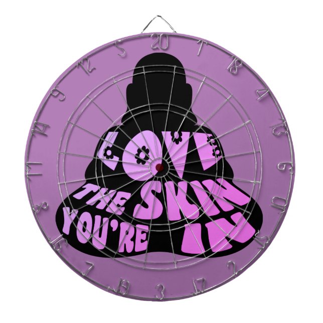Buddha-Liebe Lila Dartscheibe (vorne)