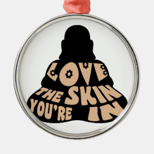 Buddha-Liebe Ornament Aus Metall