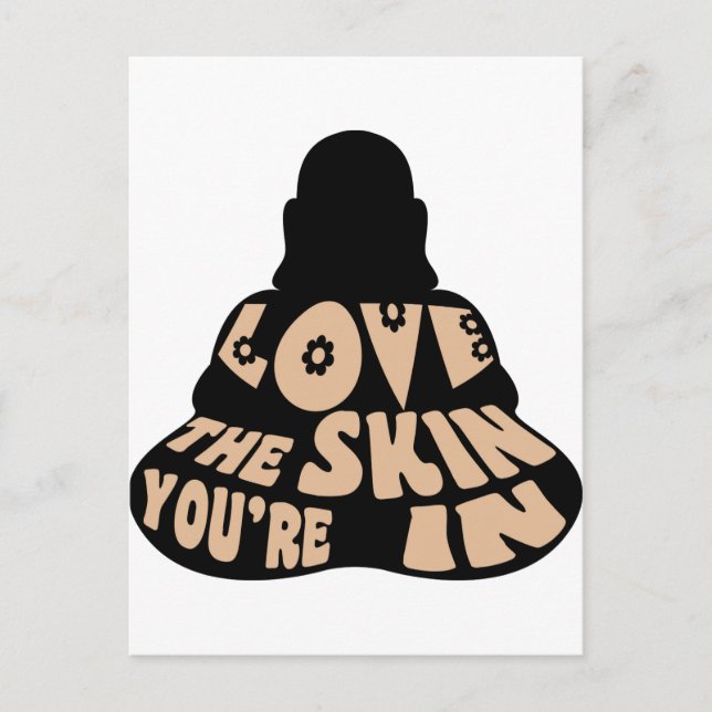 Buddha-Liebe Postkarte (Vorderseite)