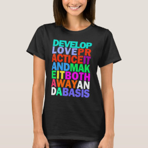 Buddha Liebe Regenbogen Inspiration Zitat T-Shirt