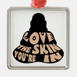 Buddha-Liebe Silbernes Ornament