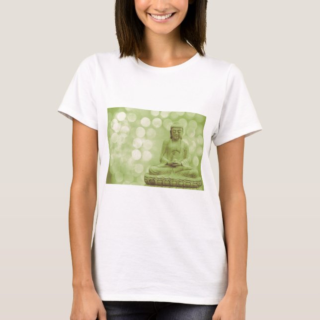 buddha light (light green) T-Shirt (Vorderseite)