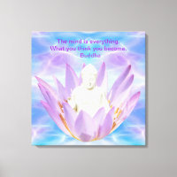 Buddha lila Lotus Blume