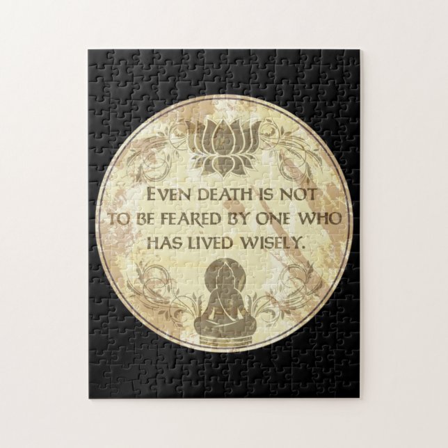 Buddha Live klug Puzzle (Vertikal)