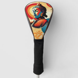 Buddha Lord Retro Pop Art Unsichtbar Golf Headcover