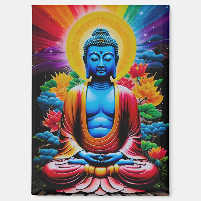 Buddha Luminous Awakening Magnet (Vorderseite)