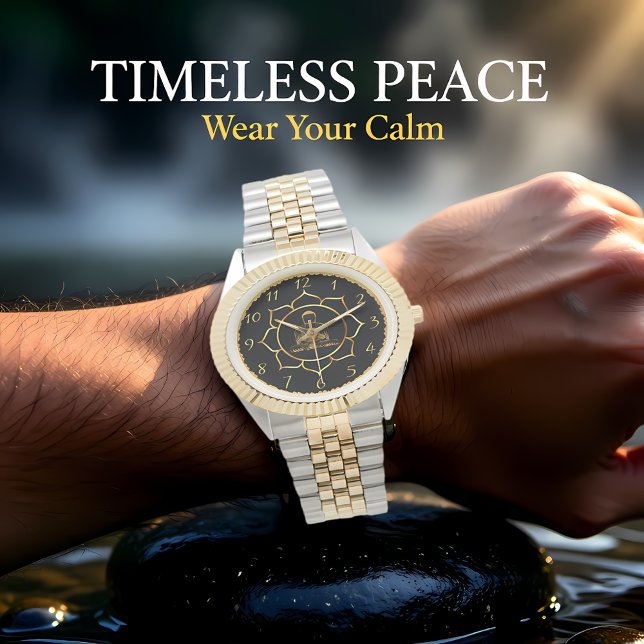 Buddha macht Meditation spirituell Armbanduhr (Von Creator hochgeladen)