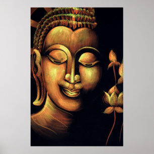 Buddha-Malerei Poster
