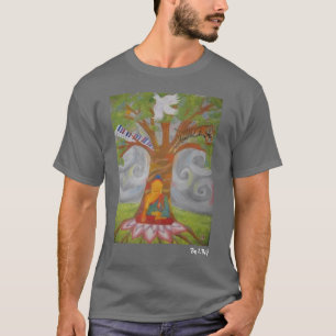 Buddha-Malerei-Shirt T-Shirt
