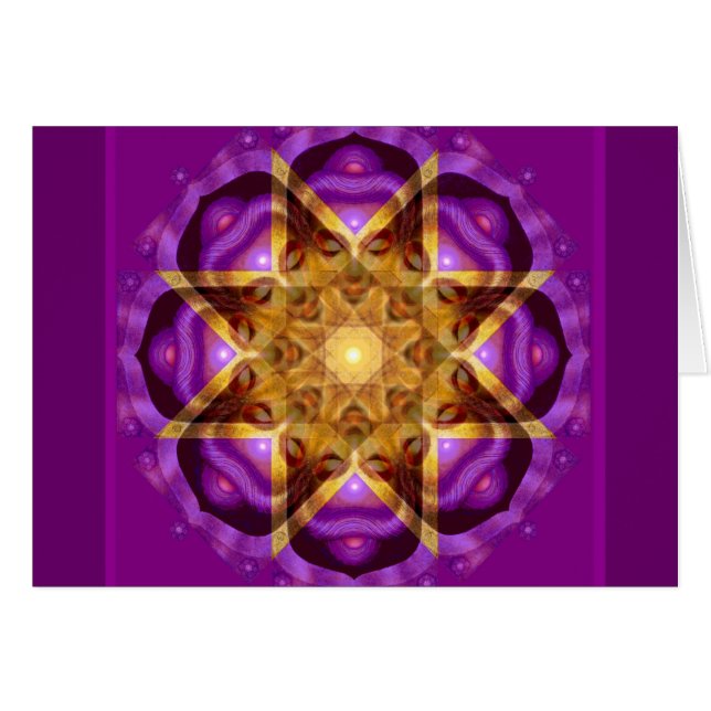 Buddha-Mandala-Kunst (Vorderseite (Horizontal))