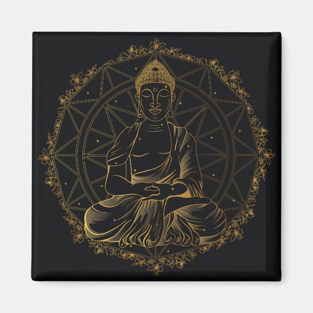 Buddha Mandala Magnet (Vorne)