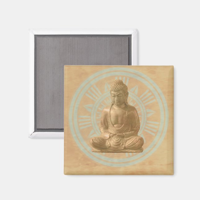 Buddha Mandala Magnet (Vorderseite/Rückseite)