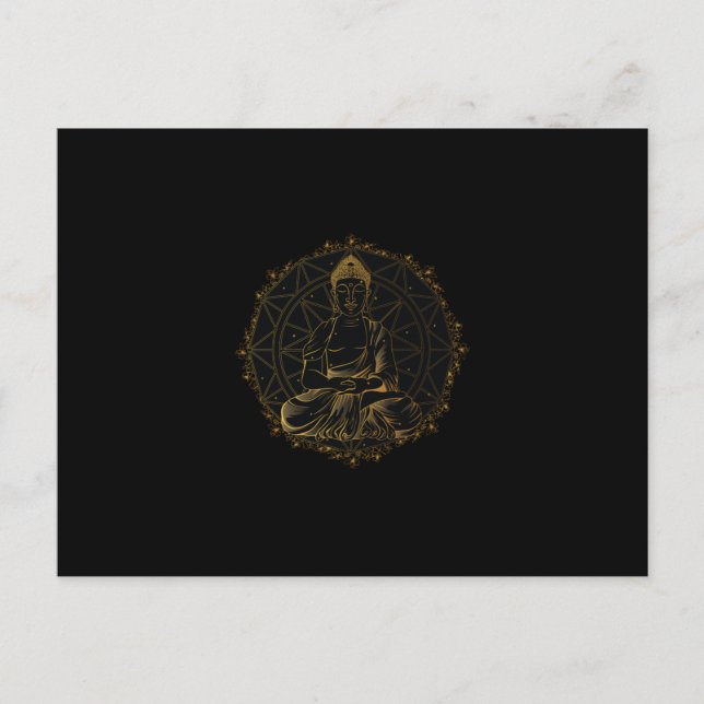 Buddha Mandala Postkarte (Vorderseite)