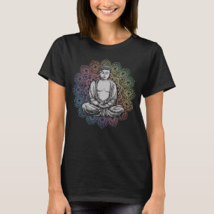 Buddha Mandala Yoga Spiritueller Buddhismus T-Shirt