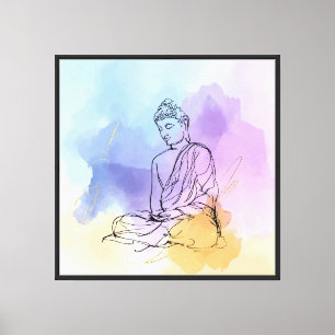 Buddha Meditation Leinwand Mauer Kunst   Zen Zuhau