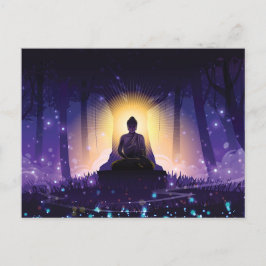 Buddha Meditation Postkarte
