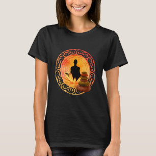 Buddha-Meditations-Yoga-Modekleidung Outfit Bud T-Shirt