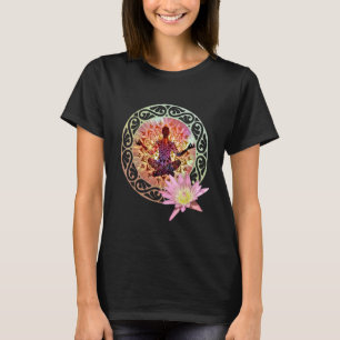 Buddha-Meditations-Yoga-Modekleidung-Top-Outfit T-Shirt