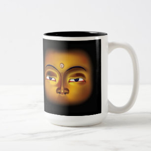 Buddha meditiert Tasse