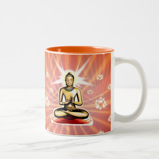 Buddha meditiert Tasse (Rechts)