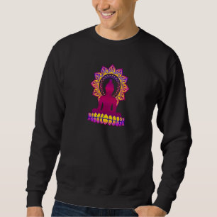 Buddha Medizin Herz Chakra Lotus Blume Zen Sp Sweatshirt