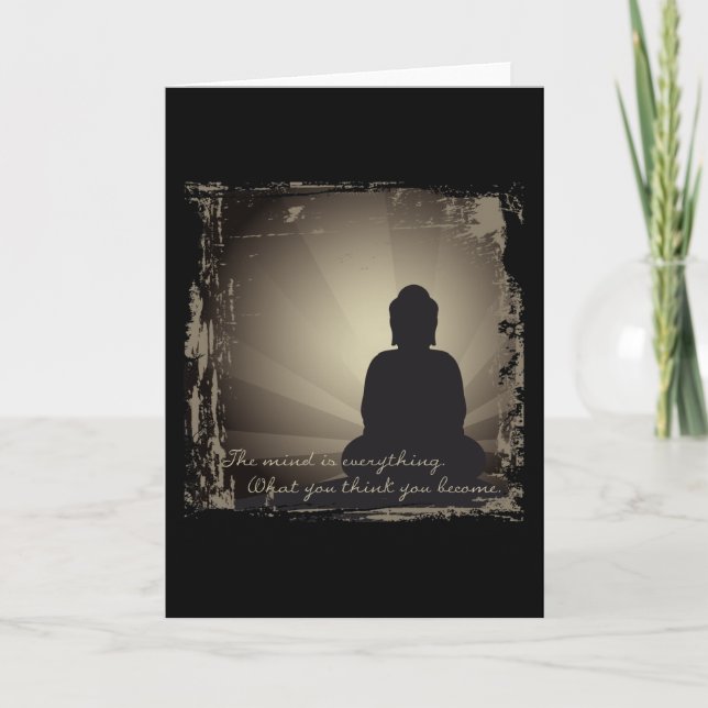 Buddha Mind ist alles Karte (Vorderseite)
