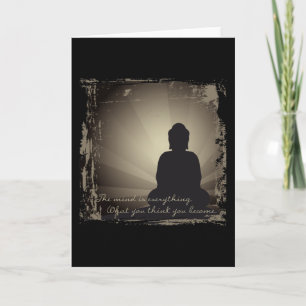 Buddha Mind ist alles Karte