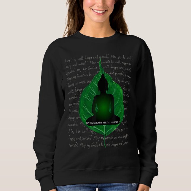Buddha Mindfulness Buddhist Gautama Buddhism Lovin Sweatshirt (Vorderseite)