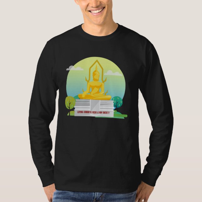 Buddha Mindfulness Buddhist Gautama Buddhism Lovin T-Shirt (Vorderseite)