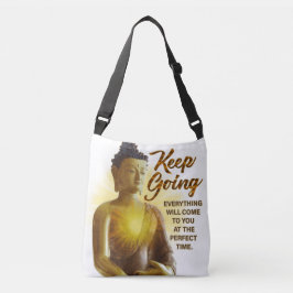 Buddha mit Inspiration - Motivierend Tote-Tasche Tragetaschen Mit Langen Trägern