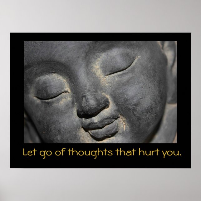 Buddha mit Inspirierend Angebot Poster (Vorne)