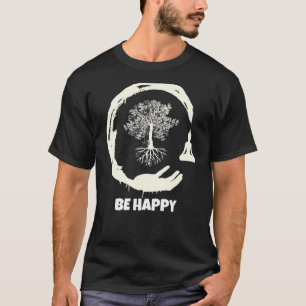 Buddha Monk Namaste beten Smile Happy Laugh T-Shirt