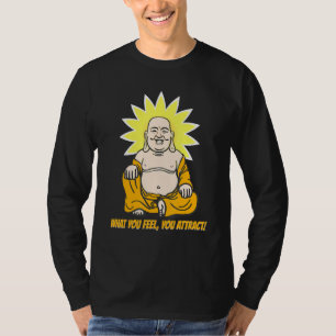 Buddha Monk Namaste Buddhismus, was Sie fühlen, At T-Shirt