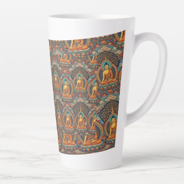 Buddha-Muster Milchtasse (Rechts)