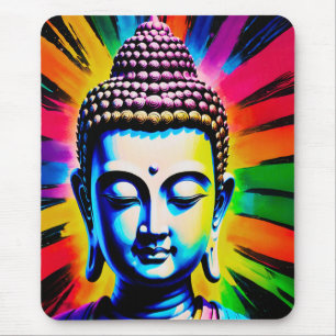 Buddha Neon-Dekor Mousepad