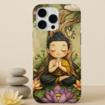 Buddha niedlich meditieren | Zen Lotus Spirituelle