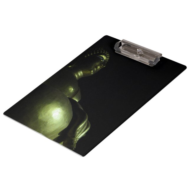 Buddha Night Klemmbrett (Schrägansicht)