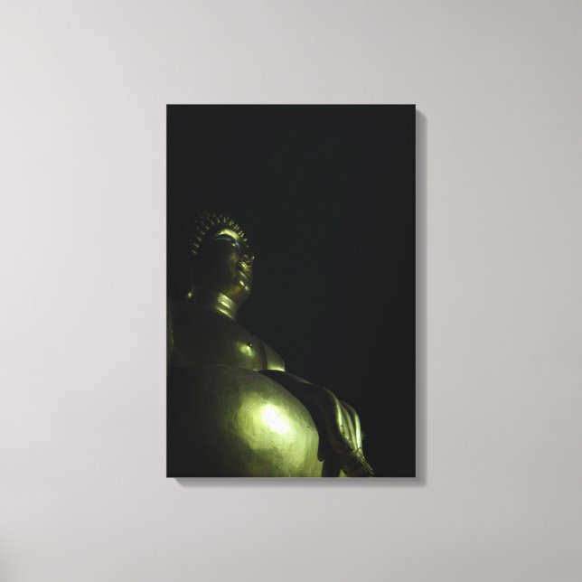 Buddha Night Leinwanddruck (Vorderseite)