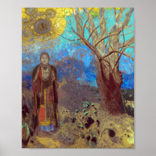 Buddha Odilon Redon Poster