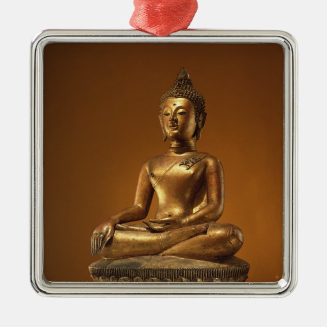Buddha Ornament Aus Metall (Vorne)