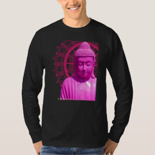 Buddha Pink Mandala Metta Mindful Lounge T-Shirt