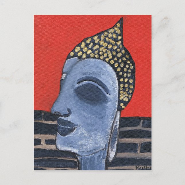Buddha Postcard Postkarte (Vorderseite)