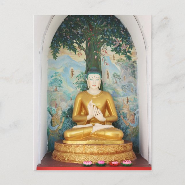 Buddha Postcard Postkarte (Vorderseite)
