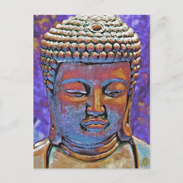Buddha Postkarte (Vorderseite)