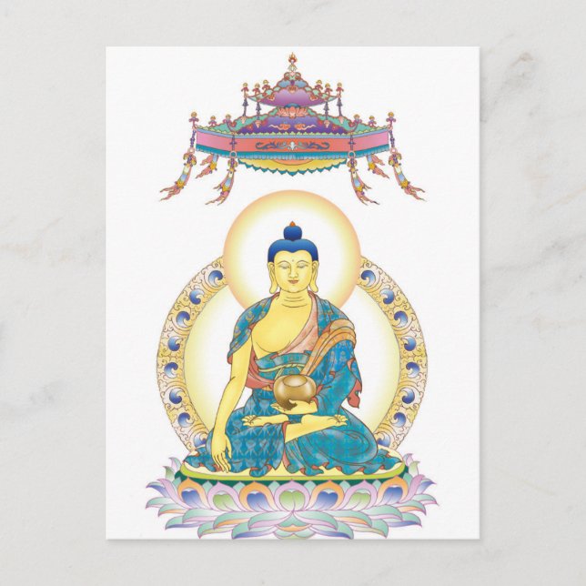 Buddha Postkarte (Vorderseite)