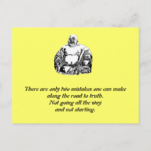 Buddha Postkarte