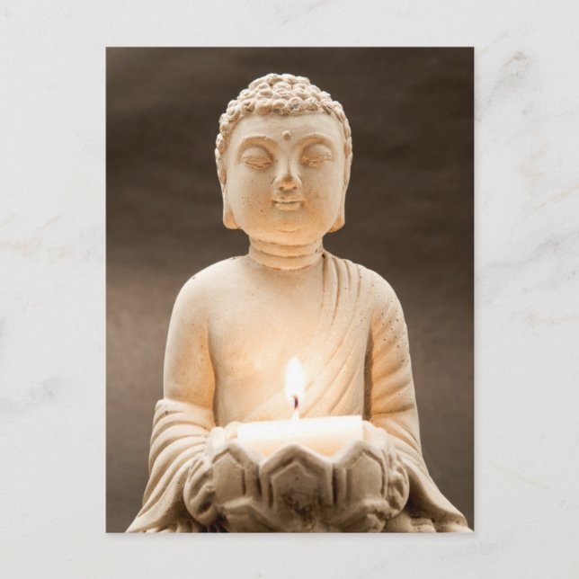 Buddha Postkarte (Vorderseite)