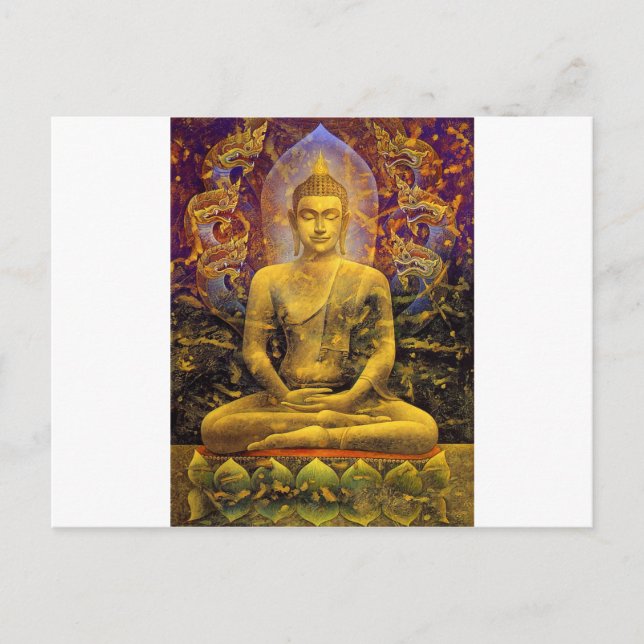 Buddha Postkarte (Vorderseite)