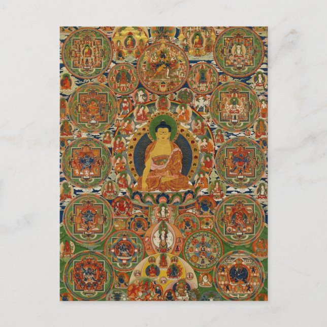 Buddha Postkarte (Vorderseite)