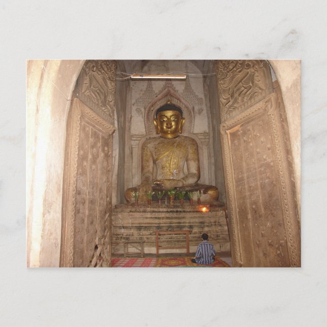 Buddha Postkarte (Vorderseite)